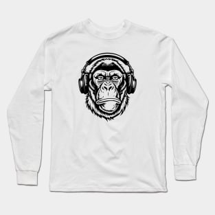 Music Monkey Long Sleeve T-Shirt